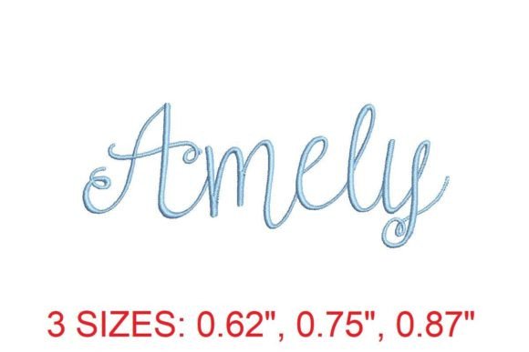 Amely Regular Font Review for Holiday Embroidery