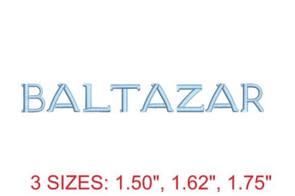 Baltazar Embroidery Font Review