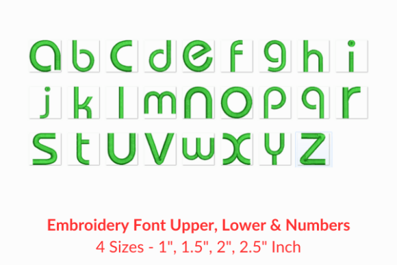 Bauhaus Font: A Timeless Embroidery Choice