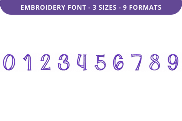 Flat Alfredo Font 0 to 9 Review