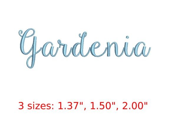 Gardenia Font Review for Apparel Design