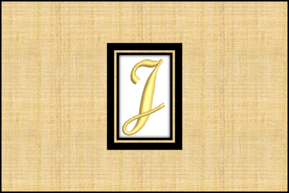 Gold Font J for Craft Fair Success
