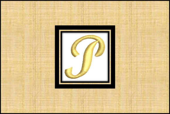 Gold Letter P for Boutique Apparel