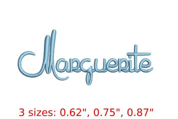 Marguerite Embroidery Font Review