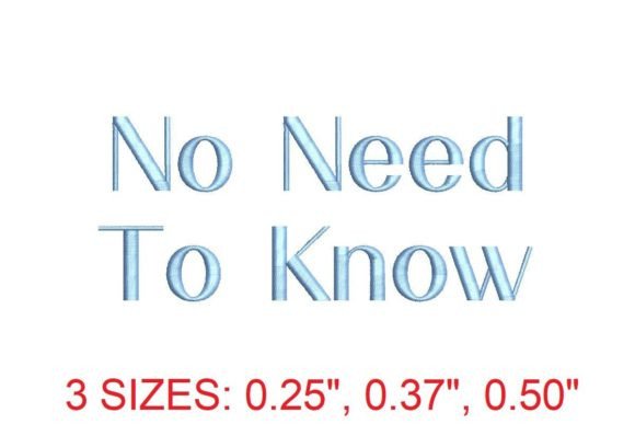 No Need to Know Font Review