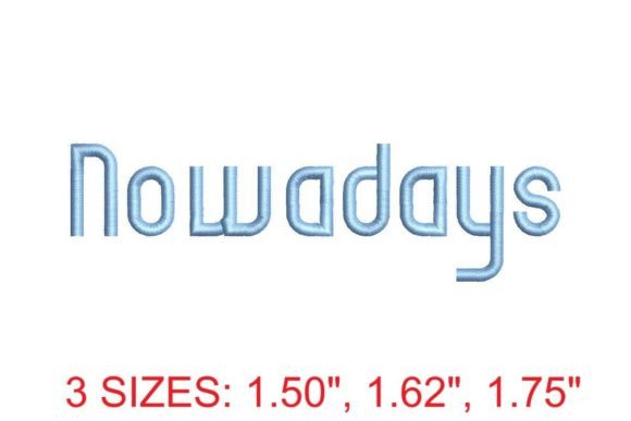 Nowadays Font Review for Small Business