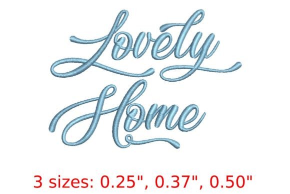 Review: Lovely Home Embroidery Font